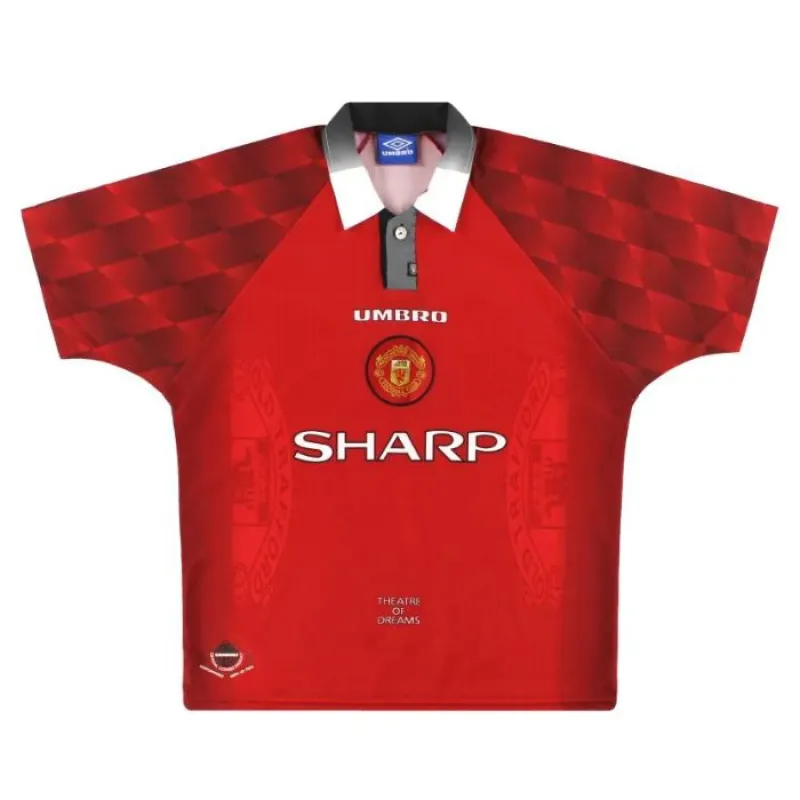 Manchester United 1996 1998 Maglia casalinga retrò - Rossa