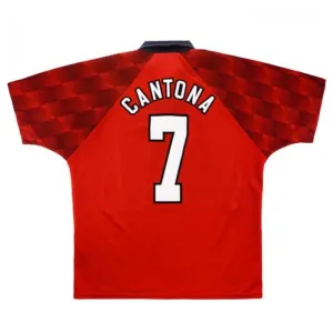 Manchester United CANTONA 1996 1998 Maglia casalinga retrò - Rossa