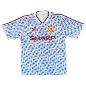 Manchester United 1990 1992 Maglia da trasferta retrò - Blu