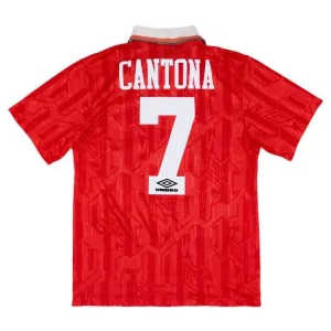 Manchester United CANTONA 1992 1994 Maglia casalinga retrò - Rossa