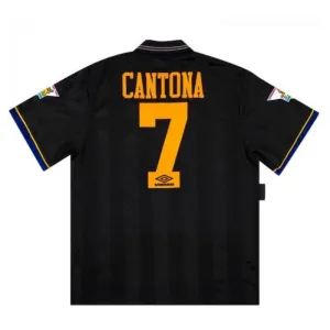 Maglia Away Retrò Manchester United CANTONA 1993 1995 - Nera