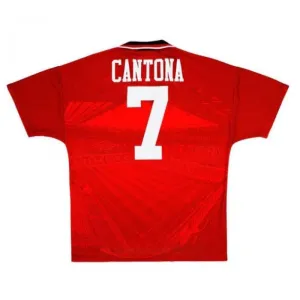 Manchester United CANTONA 1994 1996 Maglia casalinga retrò - Rossa