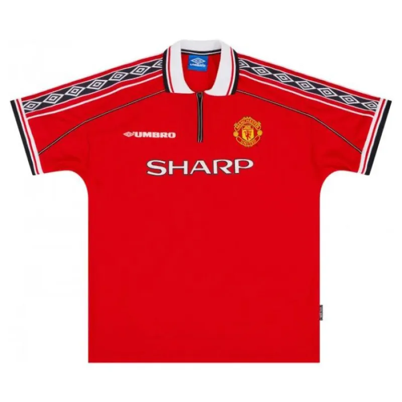 Manchester United KEANE 1998 2000 Maglia casalinga retrò - Rossa