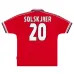 Manchester United SOLSKJAER 1998 2000 Camiseta retro local - Roja