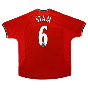 Manchester United STAM 2000/01 Maglia casalinga retrò - Rossa