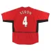 Manchester United VERON 2002 2004 Maglia casalinga retrò - Rossa