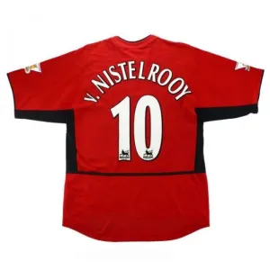 Manchester United V.NISTELROOY 2002 2004 Maglia casalinga retrò - Rossa