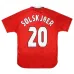 Manchester United SOLSKJAER 1997 2000 Camiseta retro local - Roja