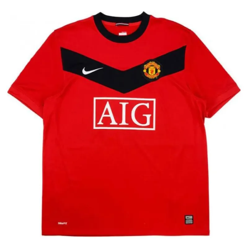 Manchester United BERBATOV 2009/10 Maglia casalinga retrò - Rossa