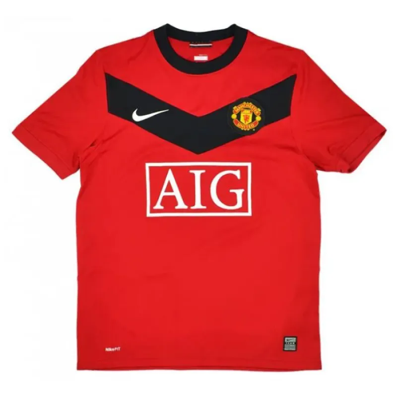Manchester United SCHOLES 2009/10 Maglia casalinga retrò - Rossa