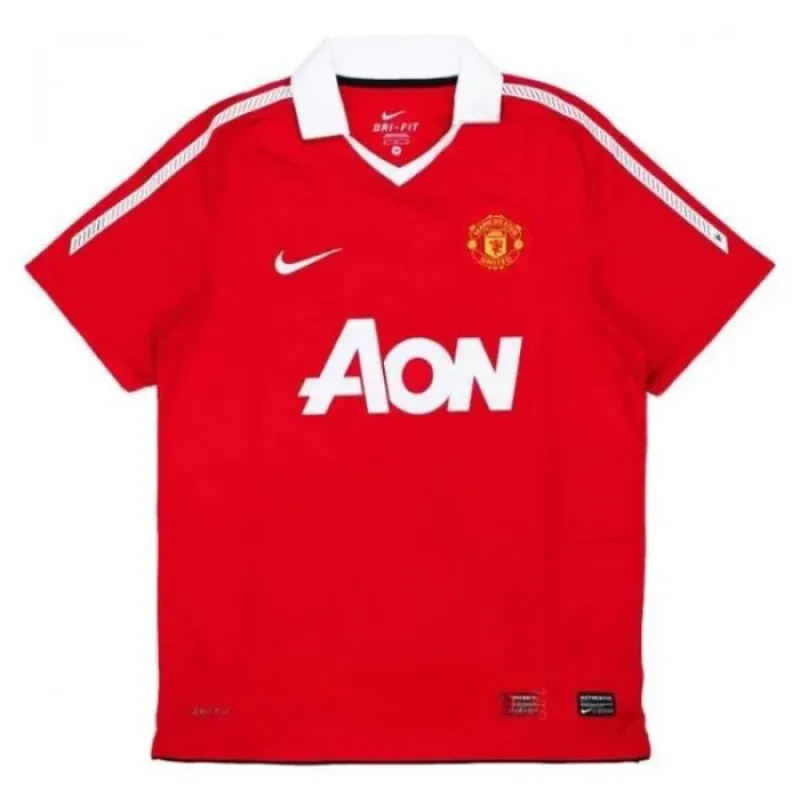 Manchester United 2010/11 Camiseta retro local - Roja