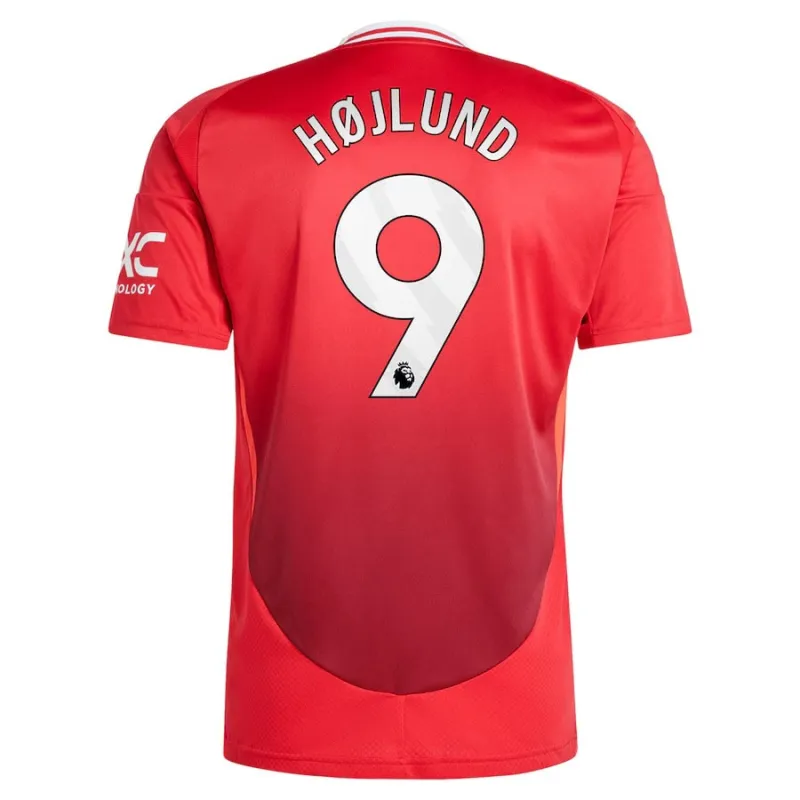 Højlund's Manchester United 2024/25 Home Jersey - Red