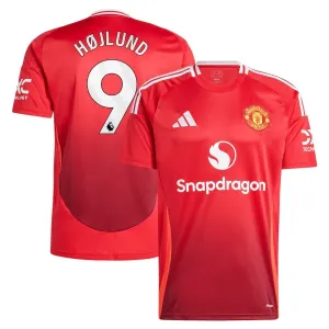 Højlund's Manchester United 2024/25 Home Jersey - Red