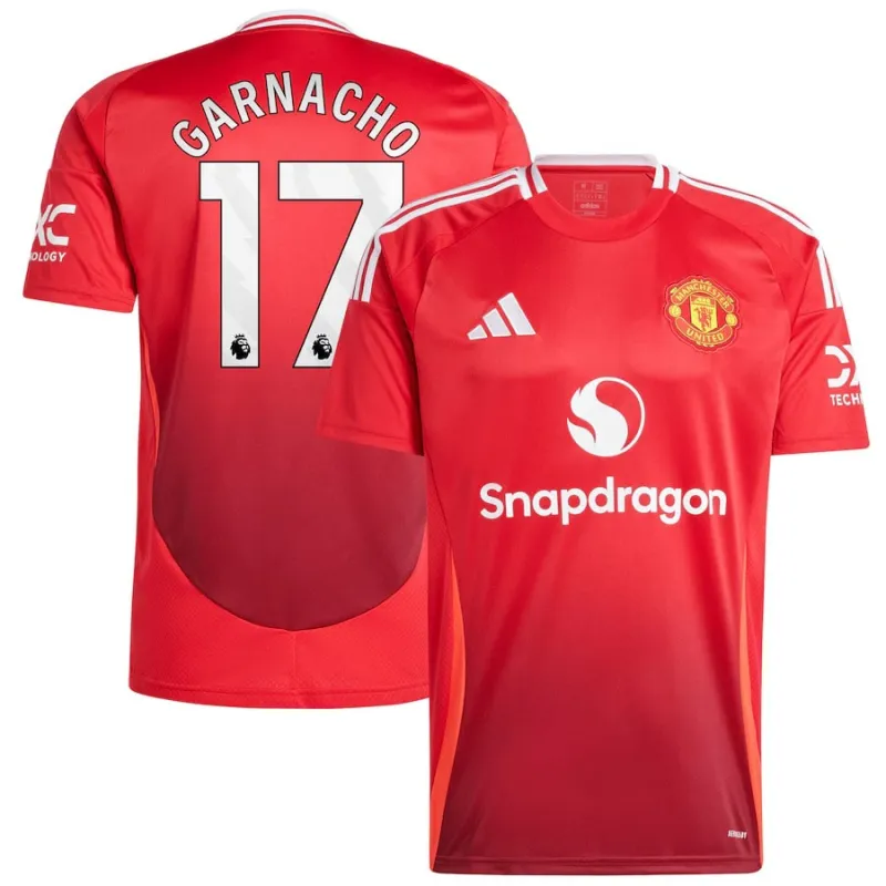 Garnacho's Manchester United 2024/25 Home Jersey - Red