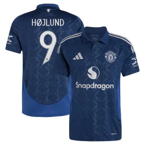 Maglia di trasferta di Manchester United 2024/25 di Højlund - Blu