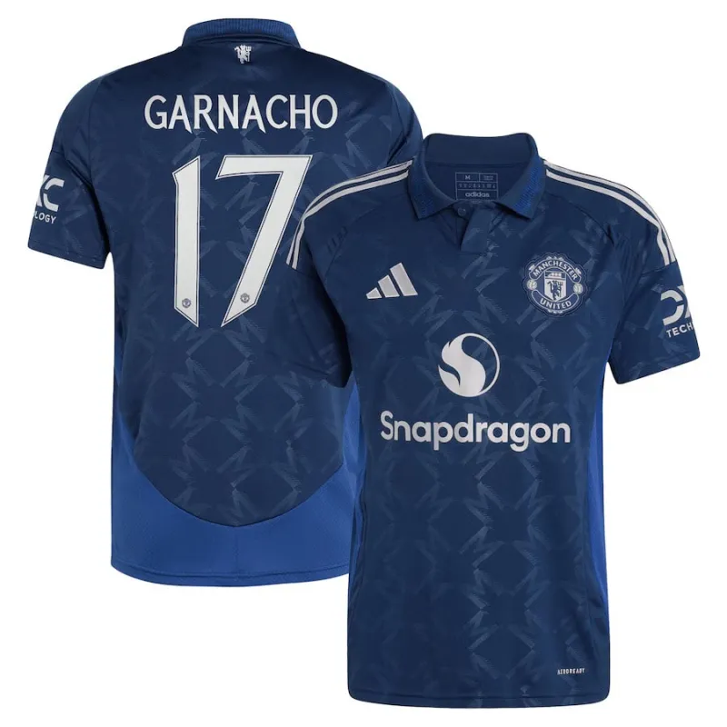 Garnacho's Manchester United 2024/25 Away Jersey - Blue