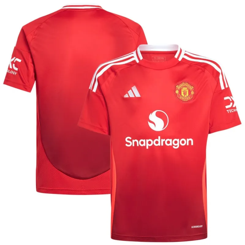Manchester United 2024/25 Kinder Heimtrikot