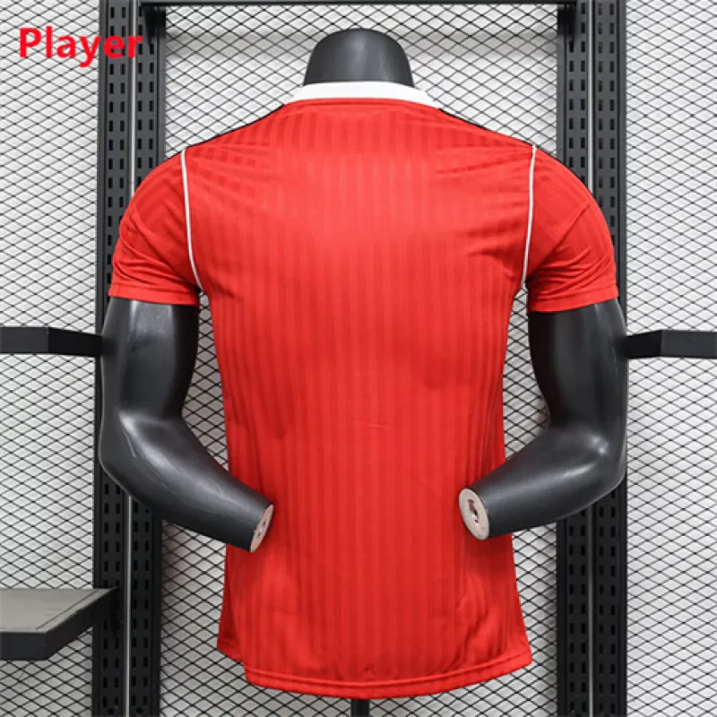 Camiseta de entrenamiento de los jugadores de Manchester United 2024/25 - Negro/Rojo​