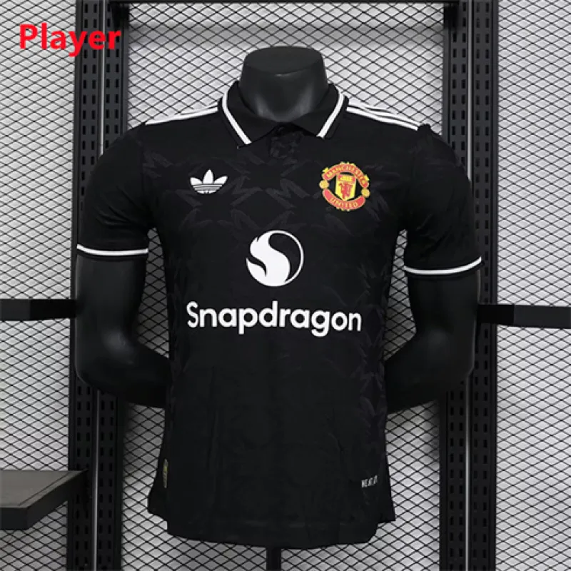 Camiseta especial de los jugadores de Manchester United 2024/25 - Negro
