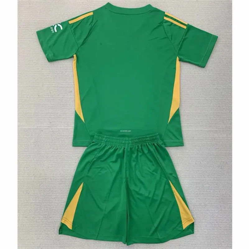 Manchester United Kids' Goalkeeper Jersey + Shorts 2024/25 - Green