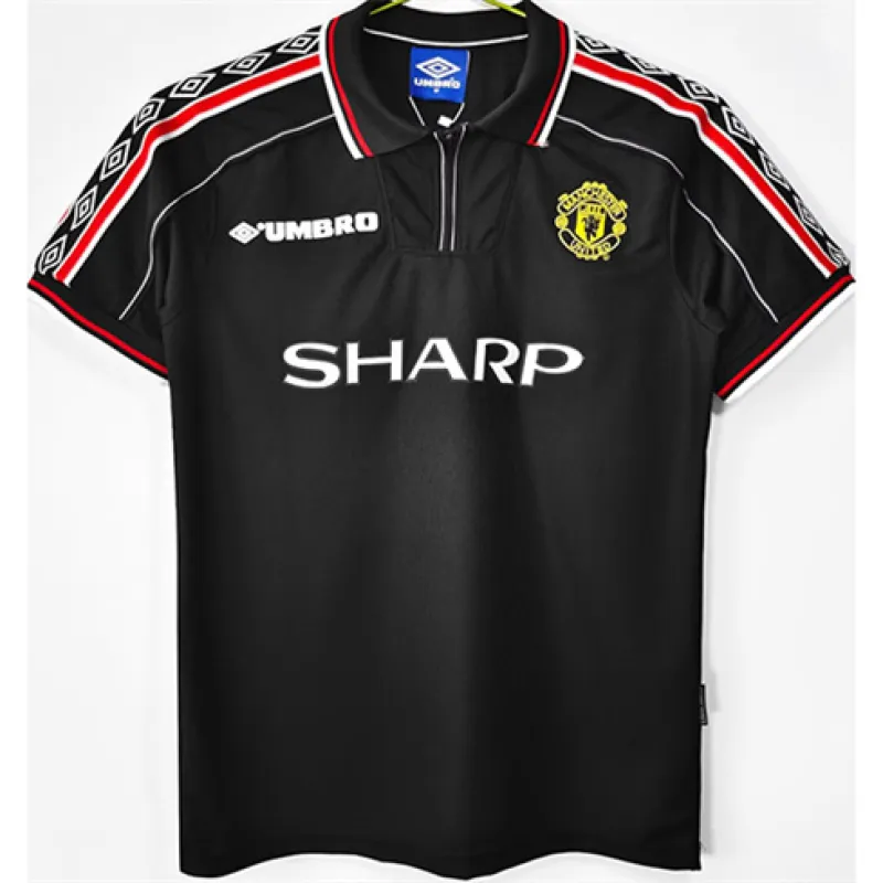 Manchester United 1998/99 Retro - Trikot - Schwarz