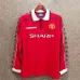Maglia retro maniche lunghe di casa di Manchester United nel 1998/99 - Rossa