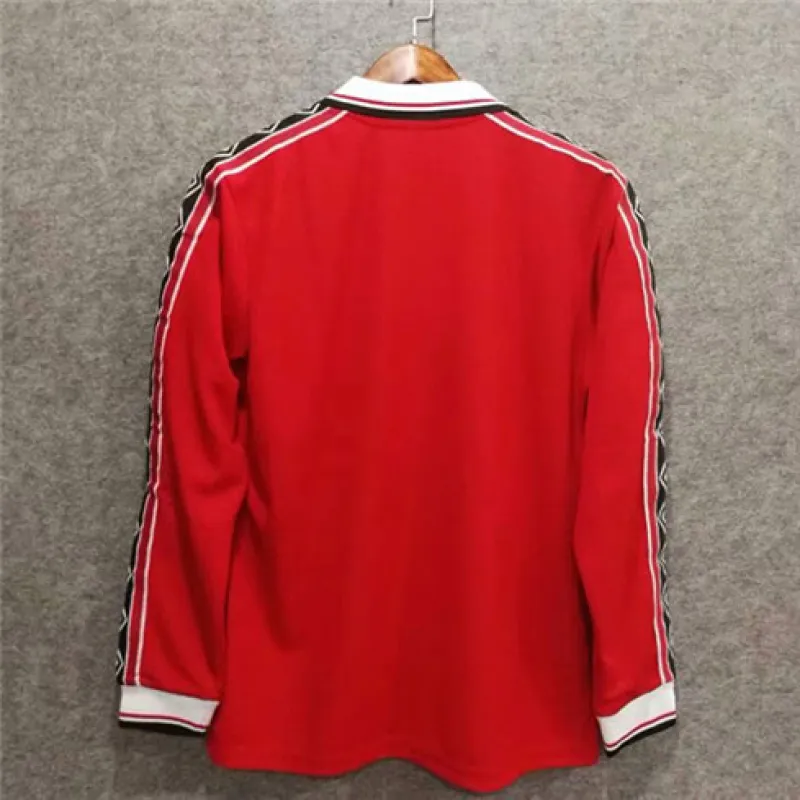 Maglia retro maniche lunghe di casa di Manchester United nel 1998/99 - Rossa