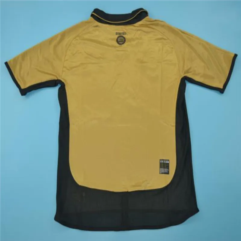 Manchester United 2001/02 Third Retro Jersey - Gold