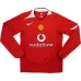 Manchester United 2005/06 Retro - Heim - Langarm - Trikot - Rot