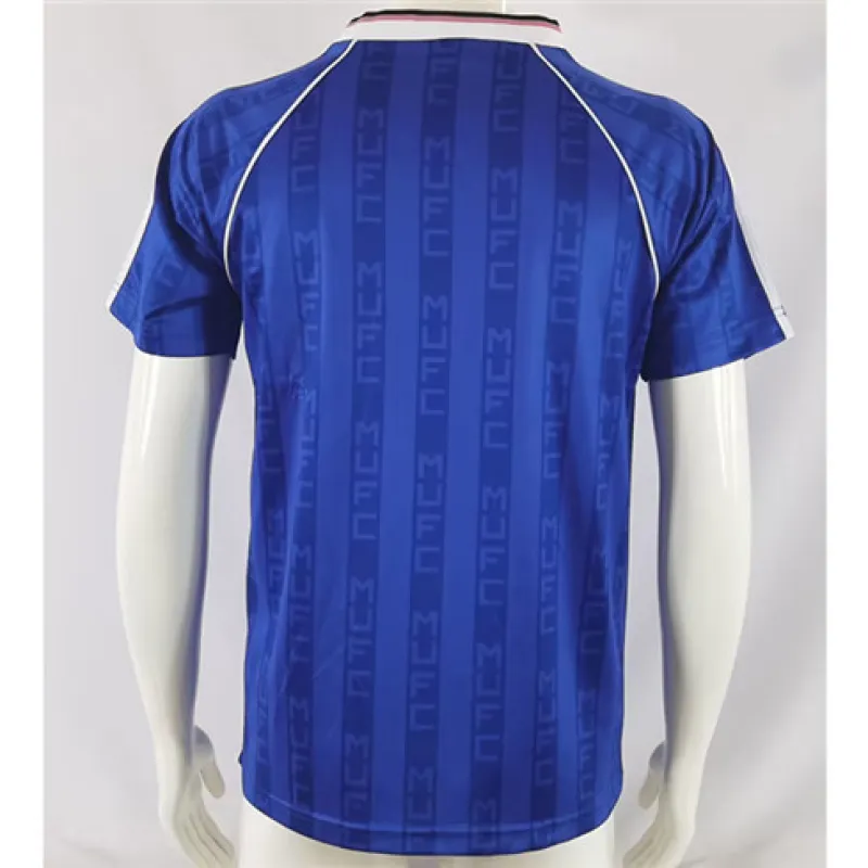 Maglia retro di trasferta di Manchester United 1988/89 - Azzurra