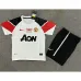 Camiseta retro para niños de Manchester United 2011/12 Fuera - Blanca