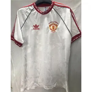 Maglia retro di trasferta di Manchester United 1991 - Bianca
