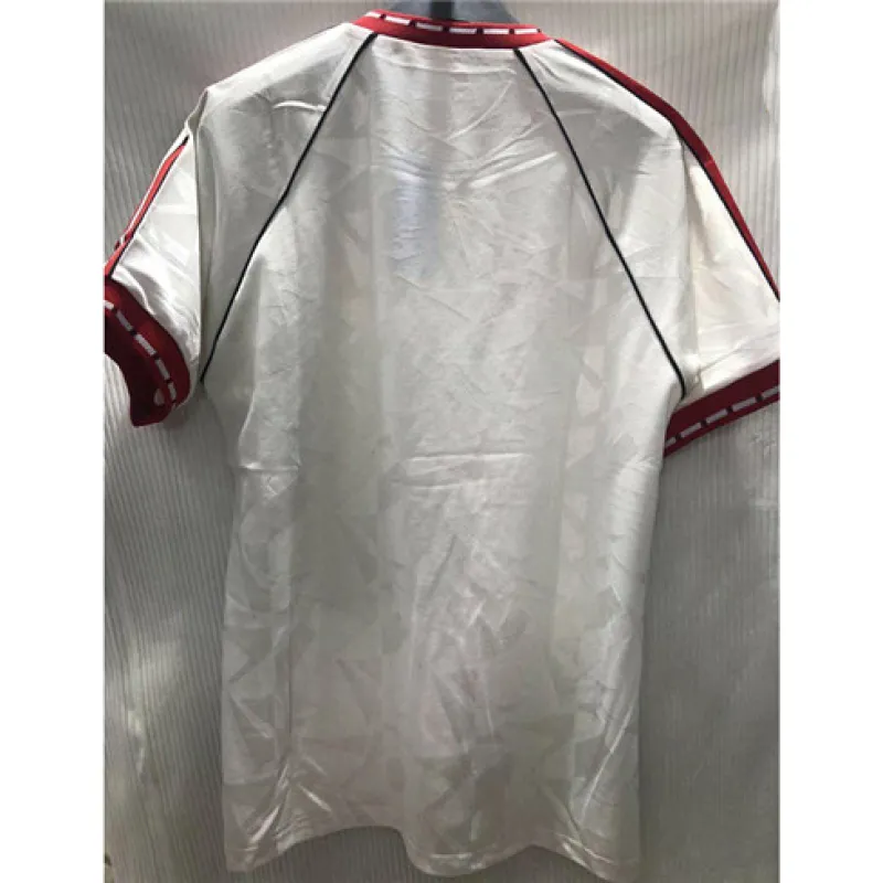 Camiseta retro de fuera de Manchester United 1991 - Blanca