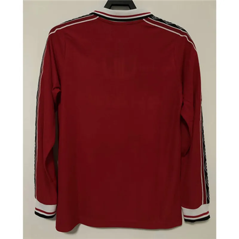 Manchester United Retro Long-Sleeve Jersey 1998 Home - Red