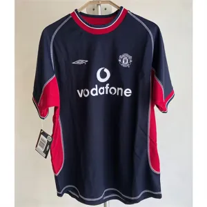 Maglia retro terza di Manchester United 2001/02 - Azzurra