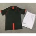 Maglia retro per bambini di Manchester United 2007/08 di trasferta - Nera