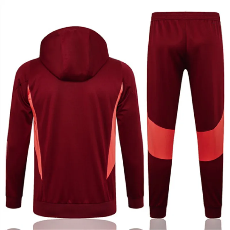 Manchester United Hooded Sports Suit 2024/25 Wine Red