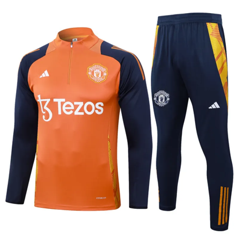 Manchester United Kids' Sports Suit 2024/25 Orange