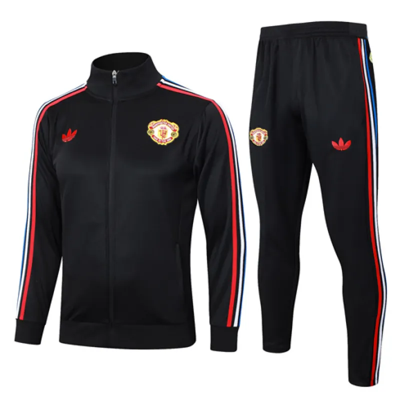 Vestito sportivo per bambini di Manchester United 2024/25 Nero