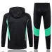 Manchester United Kids' Hooded Sports Suit 2024/25 Black