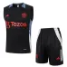 Manchester United Shorts und Weste Set 2024/25 Schwarz