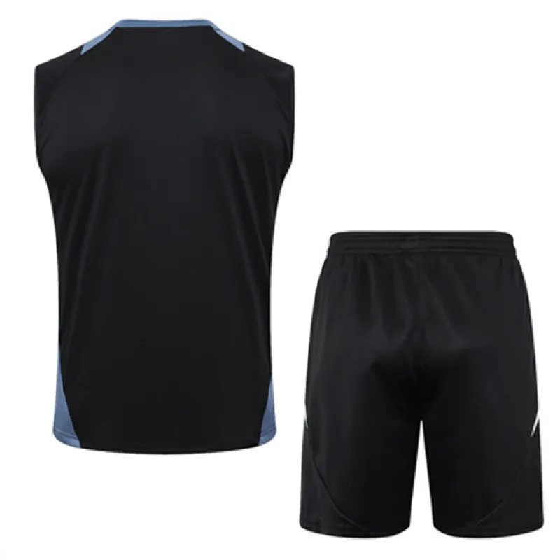 Manchester United Shorts und Weste Set 2024/25 Schwarz