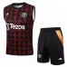 Set di shorts e gilet di Manchester United 2024/25 Nero/Rosso