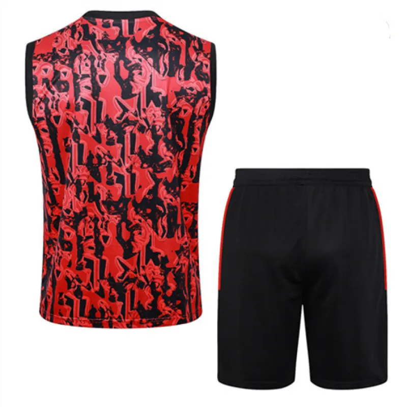 Manchester United Shorts und Weste Set 2024/25 Rot