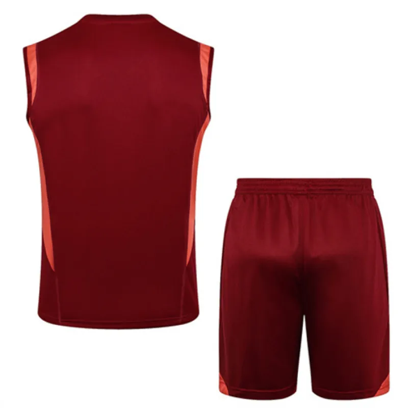 Manchester United Shorts und Weste Set 2024/25 Weinrot