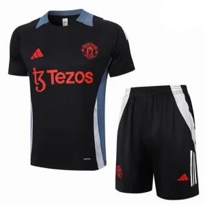 Manchester United Training Jersey + Shorts 2024/25 Black