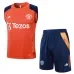 Jeu de short et de gilet de Manchester United 2024/25 Orange