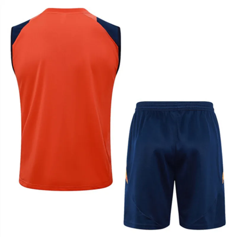Jeu de short et de gilet de Manchester United 2024/25 Orange