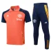 Maglia Polo di allenamento + Pantaloni di Manchester United 2024/25 Arancione