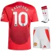 Ensemble de maillot pour enfants de domicile de Manchester United avec Rashford 2024/25 - Rouge